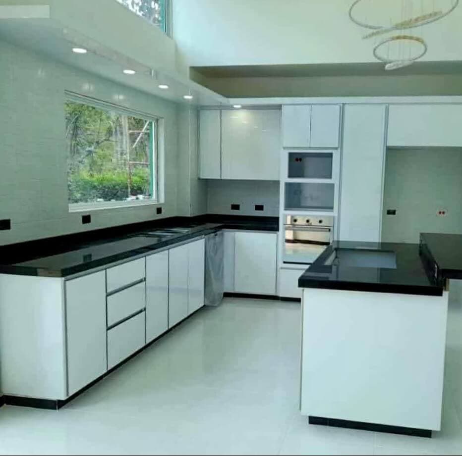 Cocina Modular en Melamina Matiz Madera en Fusagasugá - EL PRIMO Carpintería